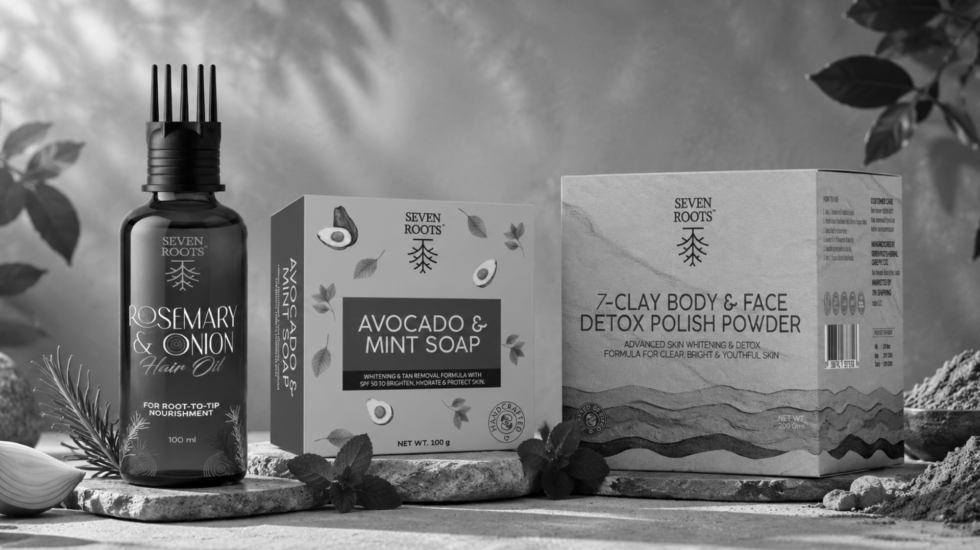 Seven Root brand work